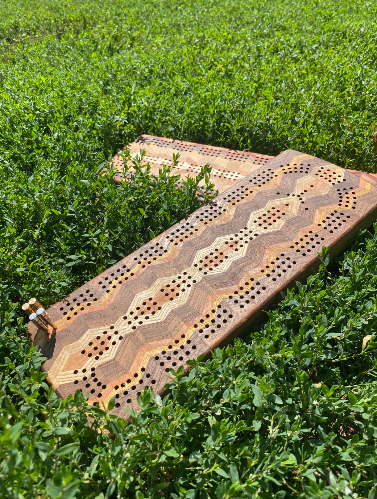 Kaleidoscope Cribbage Board #1
